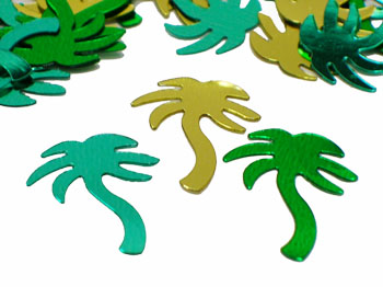 Palm Tree Confetti, Mix Available by the Packet or Pound